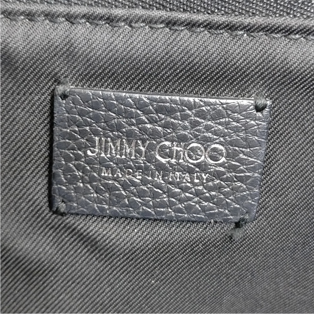 Jimmy Choo Navy Blue Leather Star Tote Bag - Picture 7 of 15